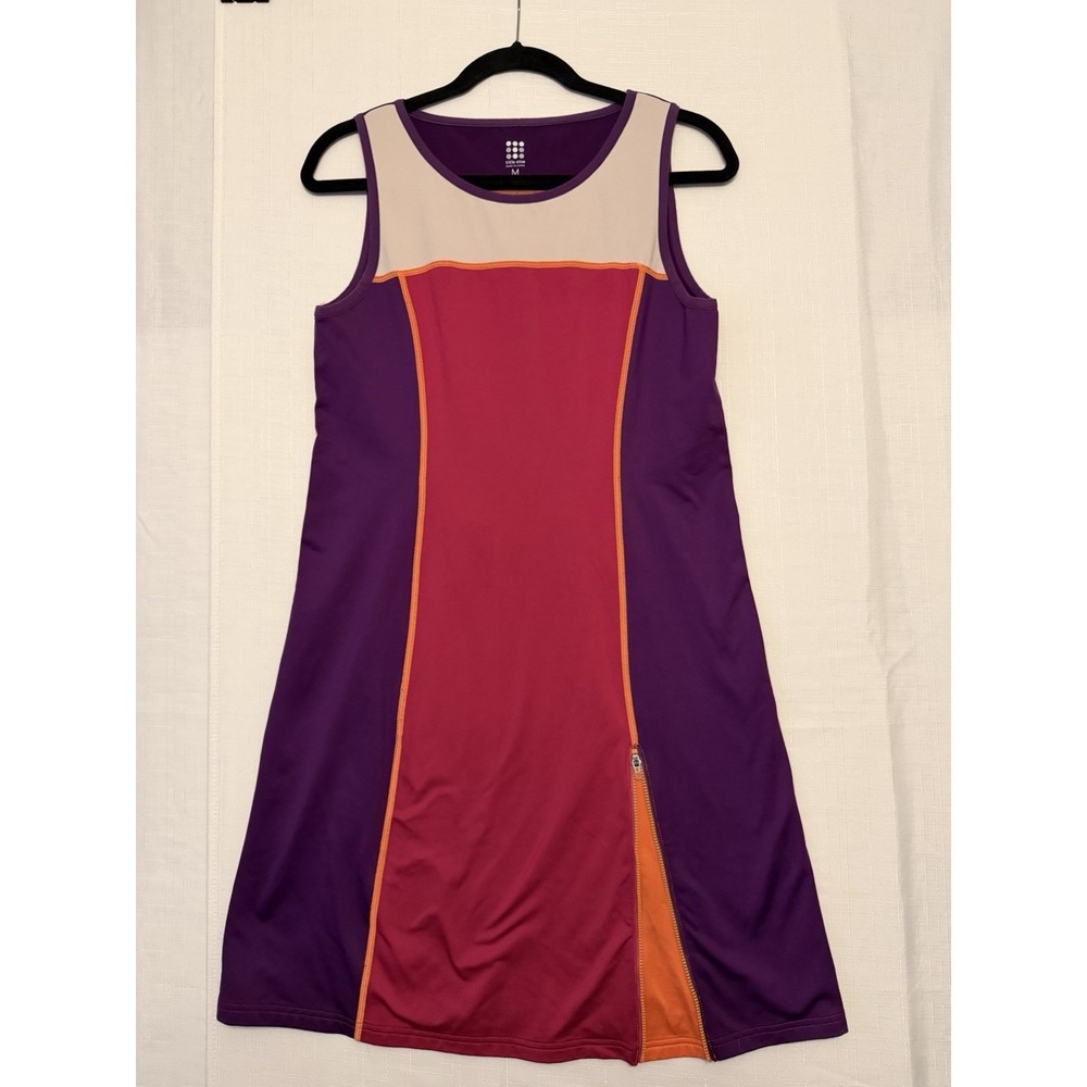 Title Nine Med. Regulator Tank Dress Colorblock Women Tennis Pickleball Outdoor